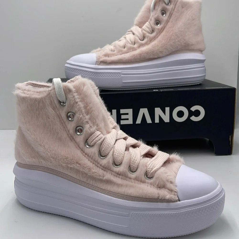 Converse WMNS Platform Sneakers High-Top A13383C TAS MOVE HI BLUSH HUSH/WHITE/BL